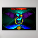 Horned Dragon Print