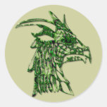 Horned Dragon Sticker