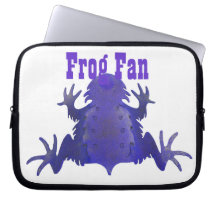 Horned Frogs Fan Purple and White Computer Sleeve
