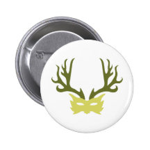 Horned God Mask Buttons