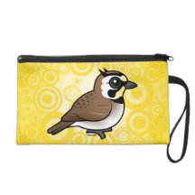 Horned Lark Wristlet