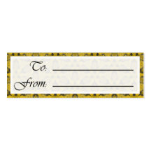 Hornets' Nest Gift Tag Business Card Templates