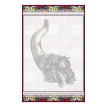 Horns of Plenty Octa Lg Any Colour Stationary Stationery Design