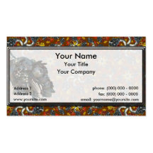 Horns of Plenty RIH  Lg Any Colour Business Card