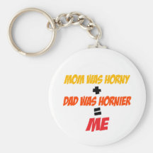 Horny Equation Keychain