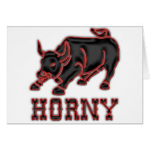 Horny Greeting Card