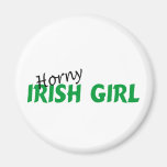 Horny Irish Girl Refrigerator Magnet