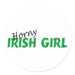 Horny Irish Girl stickers