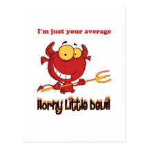 Horny Little Devil Postcards