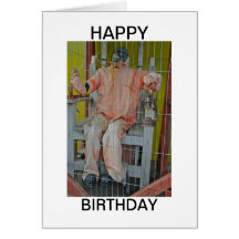 Horror Characters Happy Birthday Card