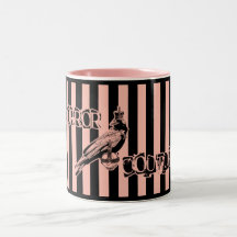 horror couture crow logo cup coffee mugs