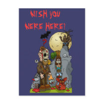 Horror Mural Postcard