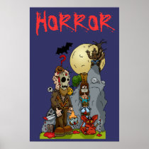 Horror Mural Poster