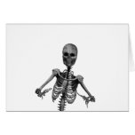 Horror Skeleton 2 Cards