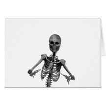 Horror Skeleton 2 Cards
