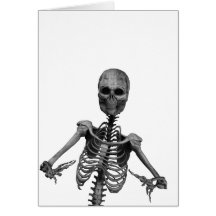 Horror Skeleton 2 Cards
