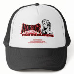 Horror Tales From The Telephone Retro Movie Ad hats