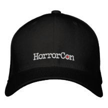 HorrorCon logo Embroidered Flexfit hat Embroidered Baseball Cap