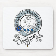 Horsburgh Clan Badge Mouse Pad