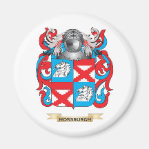 Horsburgh Coat of Arms (Family Crest) Refrigerator Magnets
