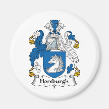 Horsburgh Family Crest Fridge Magnets