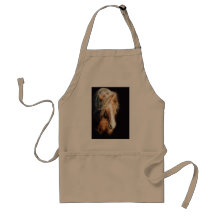 Horse Against Black Apron