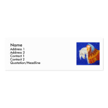 Horse and Angel Business Card Templates