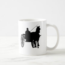 Horse and buggy mugs
