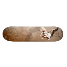 Horse and Eagle Skateboard