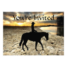 Horse and Rider Invitation