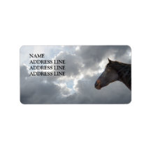 Horse and Sky 4 - Western Return Address Address Labels