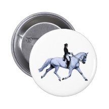 Horse Art EXTREME DRESSAGE Button