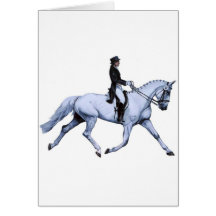 Horse Art EXTREME DRESSAGE Card