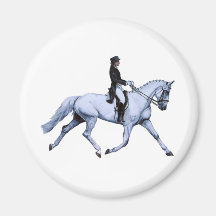 Horse Art EXTREME DRESSAGE Fridge Magnet
