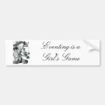 Horse Art EXTREME EVENTING Bumper Stickers