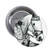 Horse Art EXTREME EVENTING Button