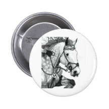 Horse Art EXTREME EVENTING Button