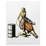 Horse Barrel Racing Customized Letterhead