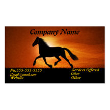 Horse Business card