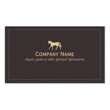 Horse Business Card