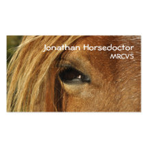 Horse business card