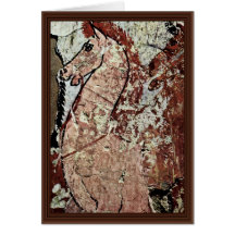 Horse By Maler Der Grabkammer Des Zenue Greeting Cards