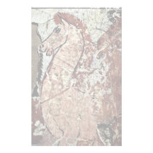 Horse By Maler Der Grabkammer Des Zenue Stationery