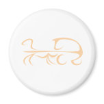 Horse Carriage in Swish Drawing Style magnets