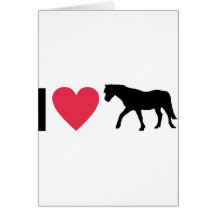 horse carte de vœux