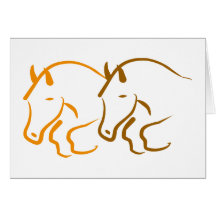 horse cartes de vœux