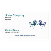 Horse Company Business Card business cards