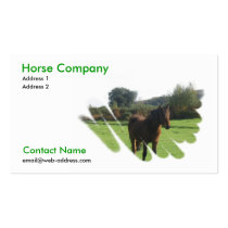 Horse Company Business Card business cards