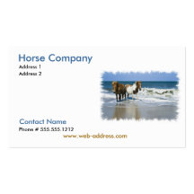 Horse Compay Business Card