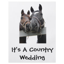 Horse Country Wedding Invite Full Color Flyer
